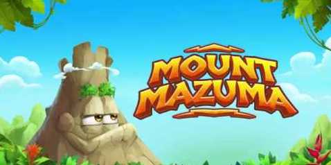 Mount Mazuma logo features a Hawaiian volcano.