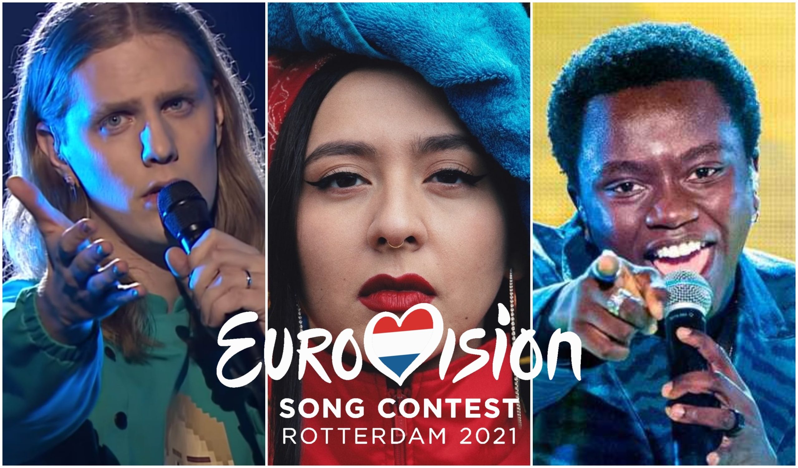 Eurovision 2021 contestants from Iceland, Russia and Sweden.