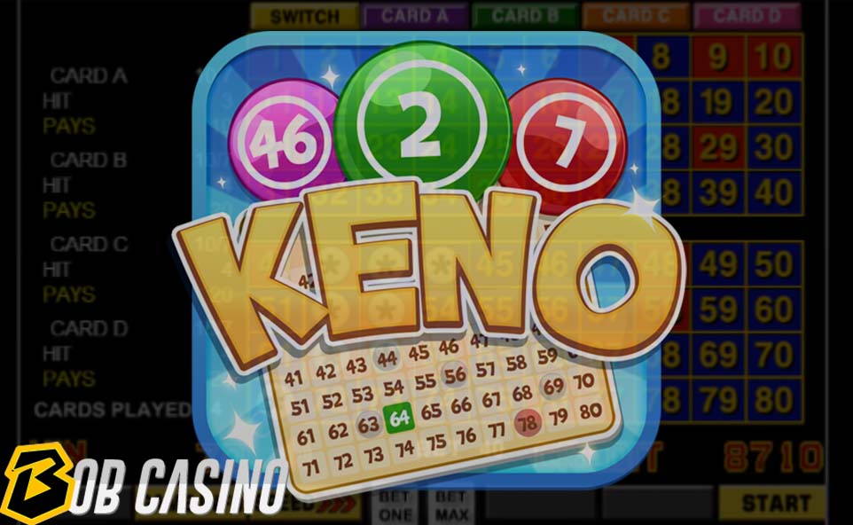 Keno Board used to display the drawn numbers during a game of keno