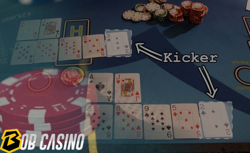 Kicker count in poker game