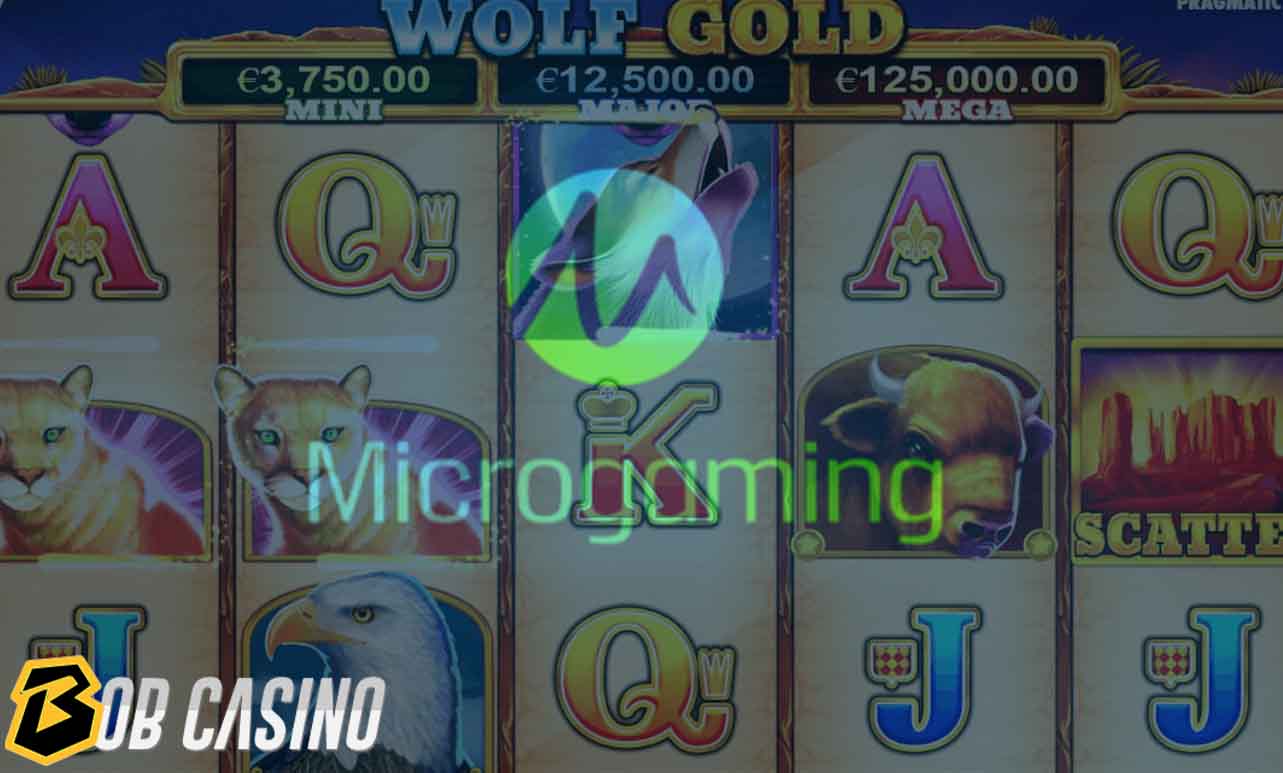 Microgaming Wolf Gold Slot on Bob Casino