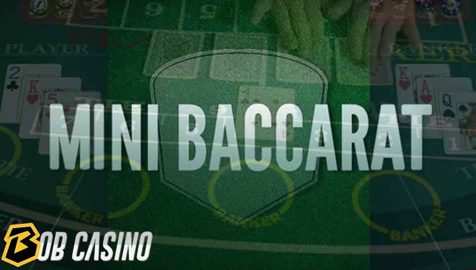 Mini Baccarat Game Table 