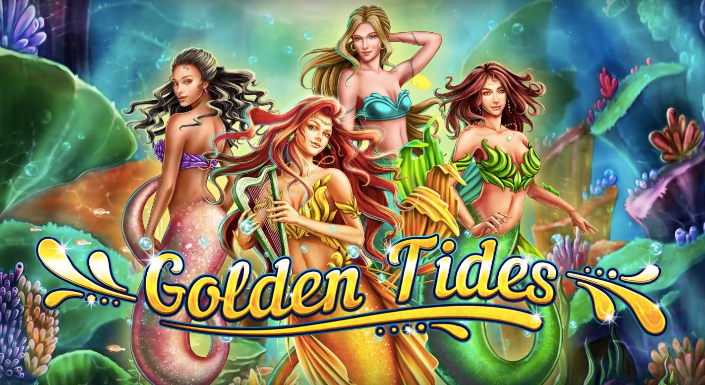 Golden Tides slot is an underwater mermaid paradise from 2by2 Gaming.