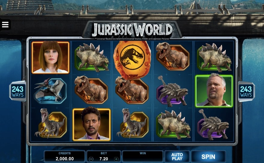 Jurassic World slot is looking like a prime example of slot games based on popular movies.