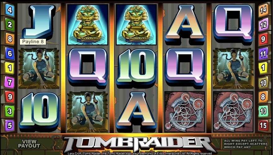 Tomb Raider slot is based on the film of the same name and offers a simple design and big wins.