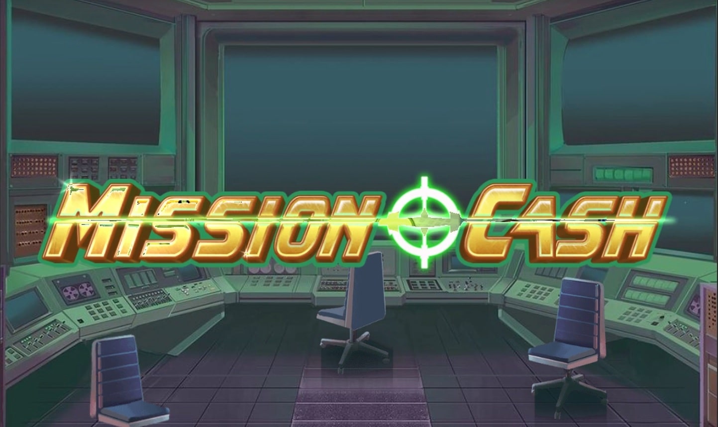 The logo of Mission Cash slot from Play'N Go fitting into our review.