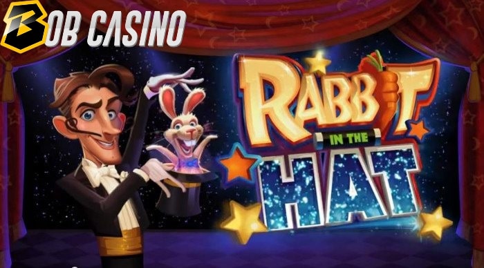 A magician on the logo of the Rabbit in the Hat slot.