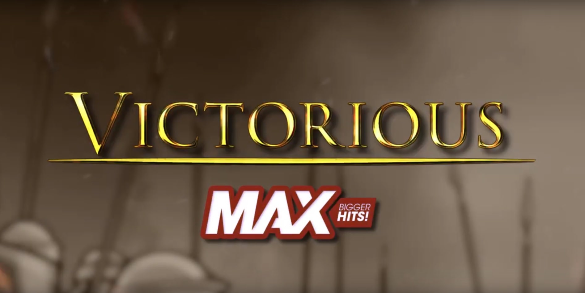 Victorious Max slot logo from NetEnt.