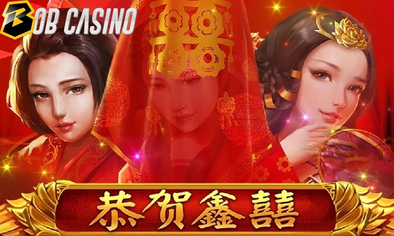 A Chinese bride on the logo of NetEnt's Who's the Bride slot.