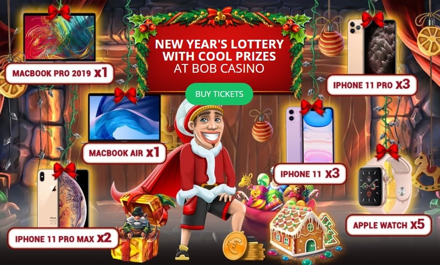 Bob with MacBook PRO, iPhone 11 and Apple Watch - the prizes of online lottery for the New Year 2020