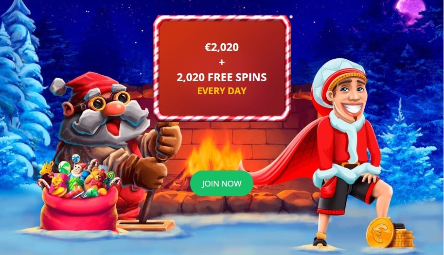 Bob and Santa are inviting players to join the best online casino tournament of the holidays!