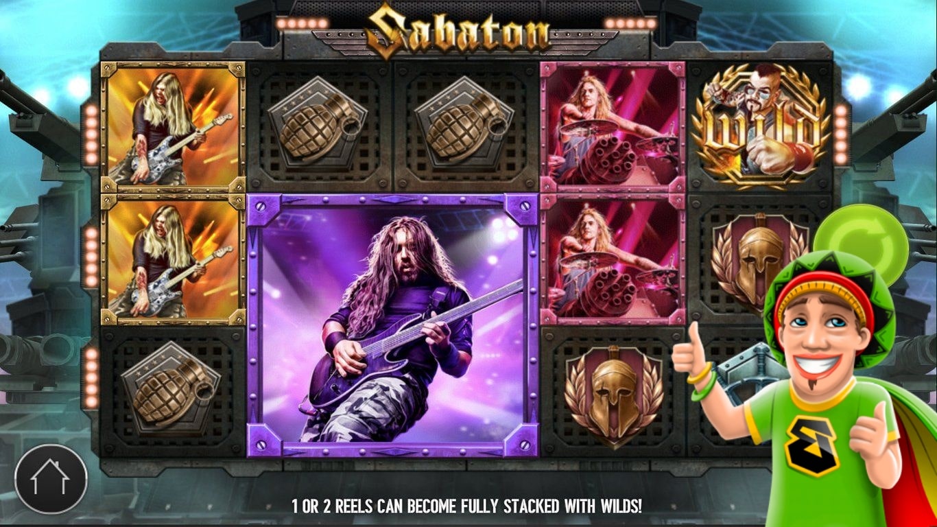 Militaristic reels of Sabaton slot, as it's one of the best branded slots of 2019.