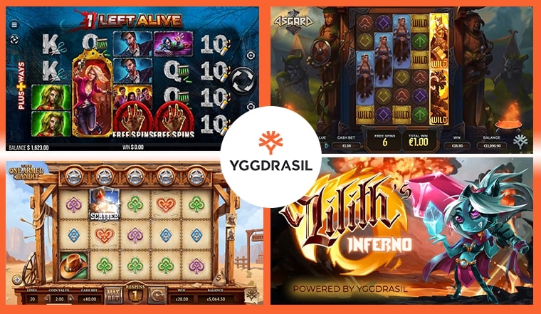 The stills from the best slots released by Yggdrasil in 2019.