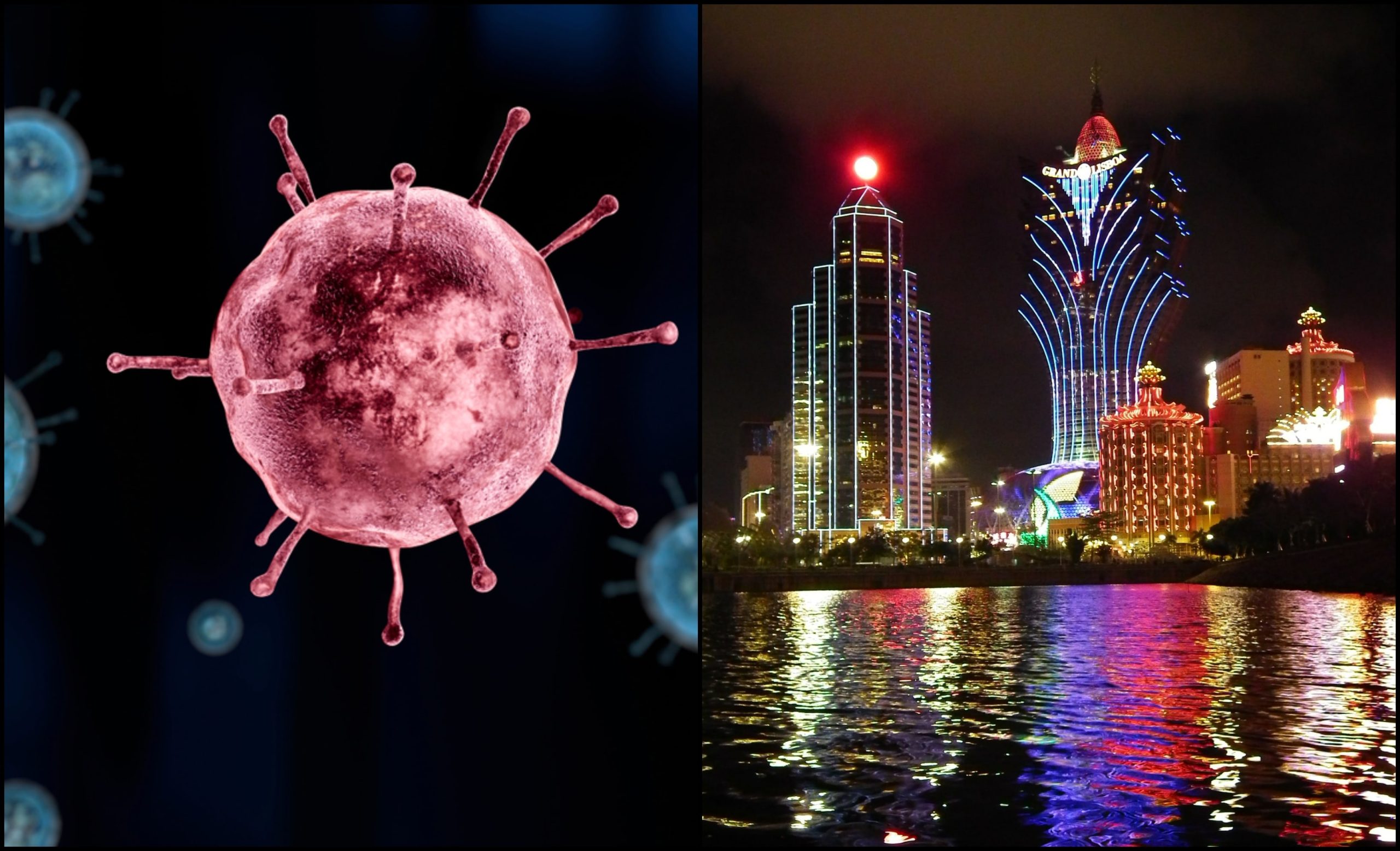 Coronavirus and Macau, a city where casinos were badly affected.