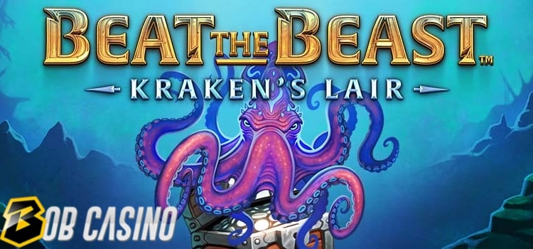 Beat the Beast: Kraken's Lair slot logo.