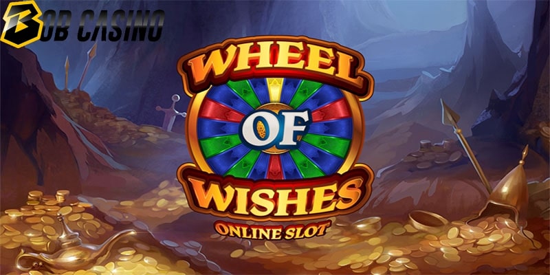 Wheel of Wishes slot logo in the Bob Casino review.