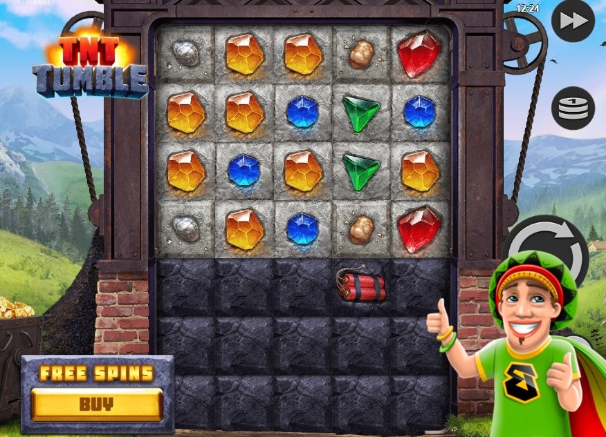 TNT Tumble slot free demo on mobile.