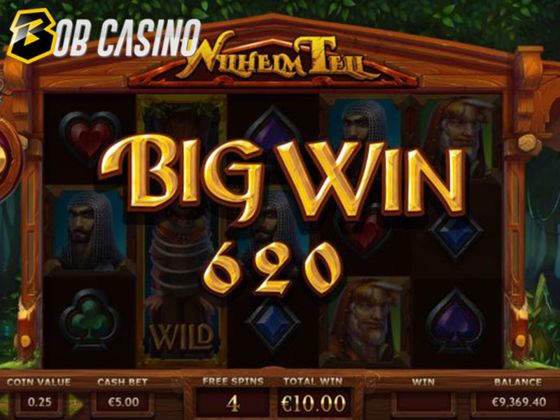 Big Win in Online Slot Wilhelm's Tell Bob Casino