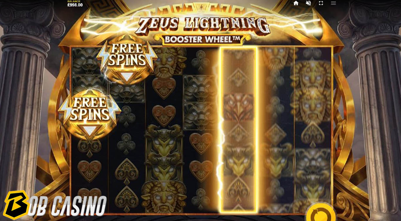 zeus lightning slot bonus round on bob casino