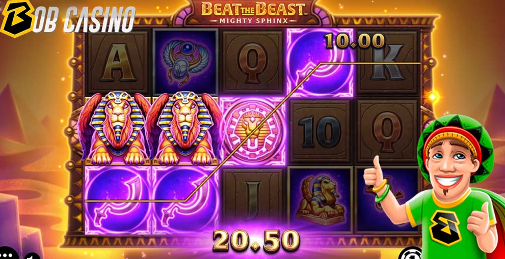 Bonus Round in Mighty Sphinx Slot, arguably the best new slot of April 2020