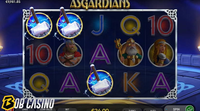 Bonus Round in Asgardians Slot on Bob Casino