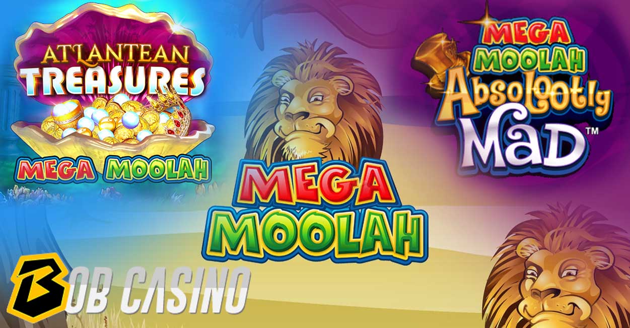 Different Mega Moolah Slots on Bob Casino