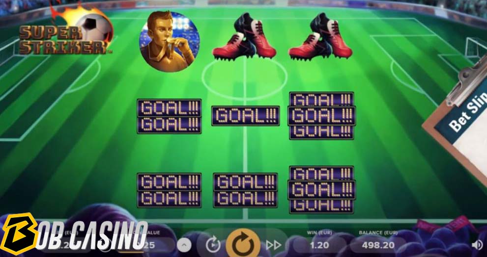 Super Striker Bonus Round on Bob Casino