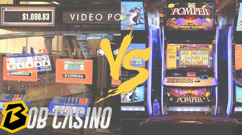 Video Poker Versus Slot Machines