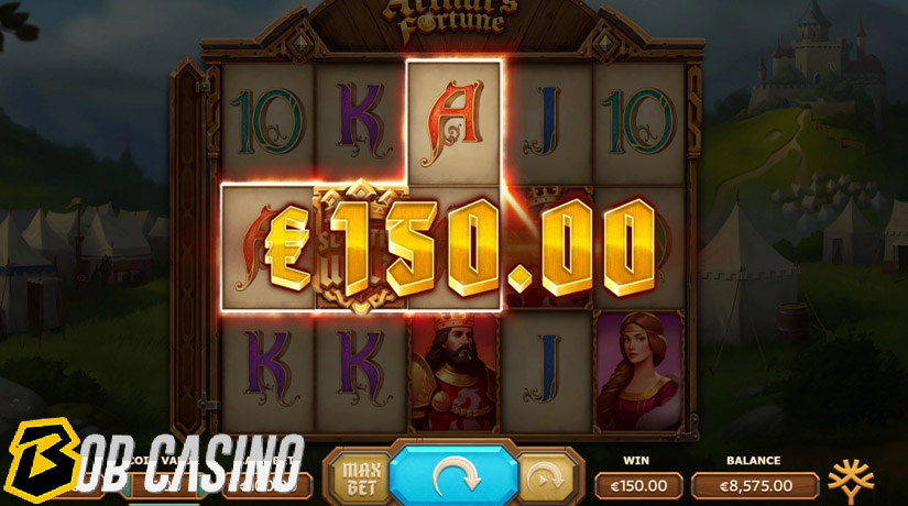 bonus round in arthurs fortune slot on bob casino