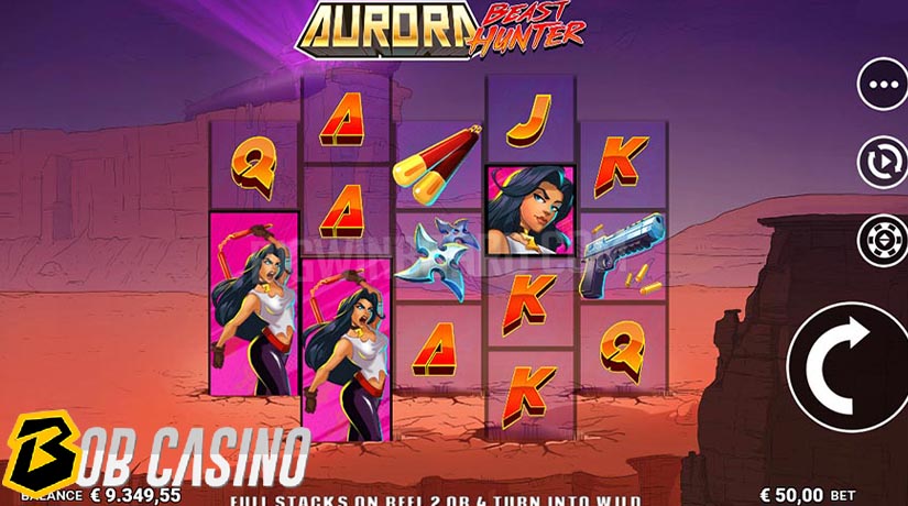 Bonus round in Aurora Beast Hunter slot