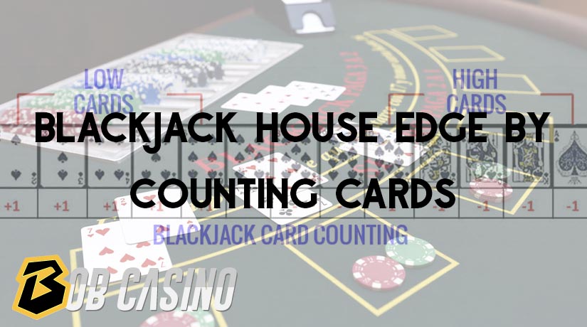 Counting cards in blackjack at a casino table