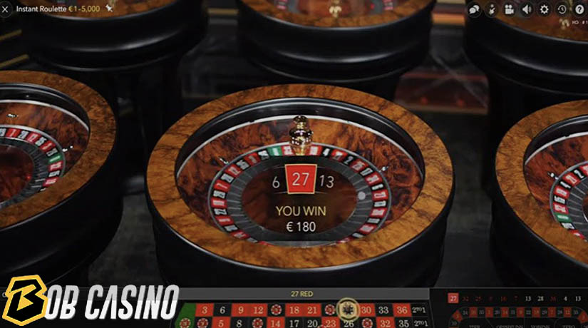 180 euro win in Instant Roulette 