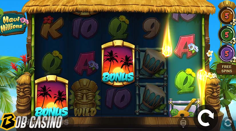 Bonus Round in Maui Millions Slot