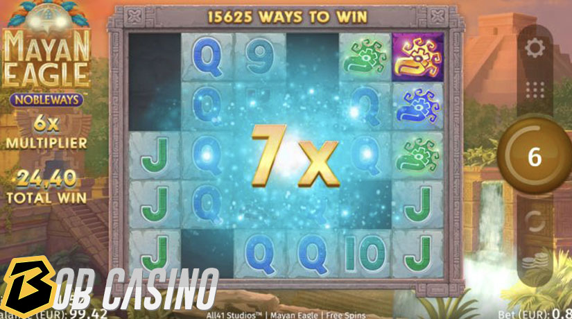 Bonus Round in Mayan Eagle Nobleways Slot on Bob Casino