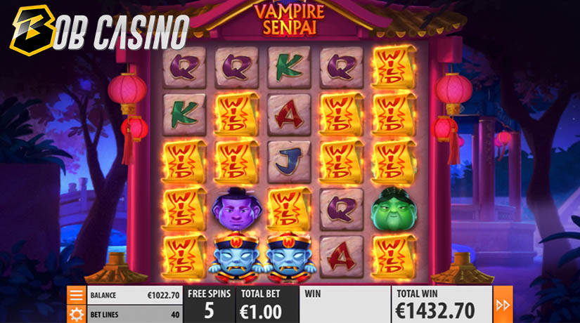 Bonus Round in Vampire Senpai Slot