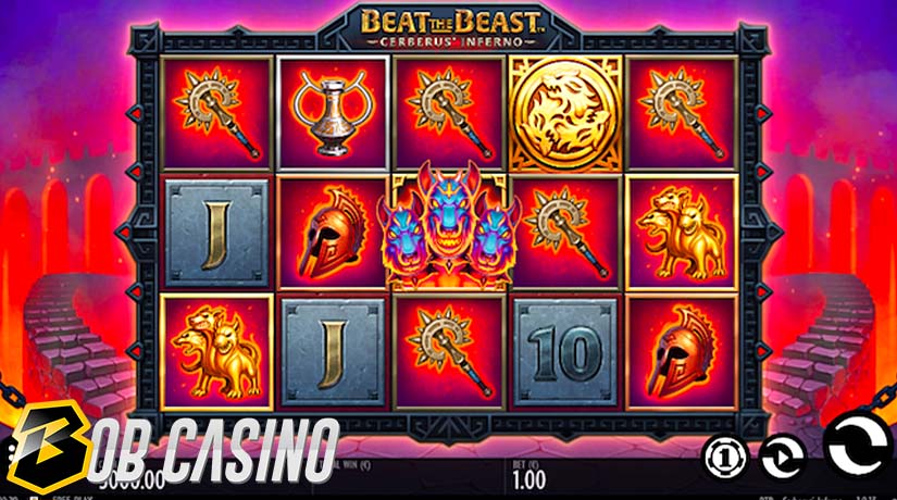 Wild Symbols in Beat the Beast™ Cerberus’ Inferno Slot