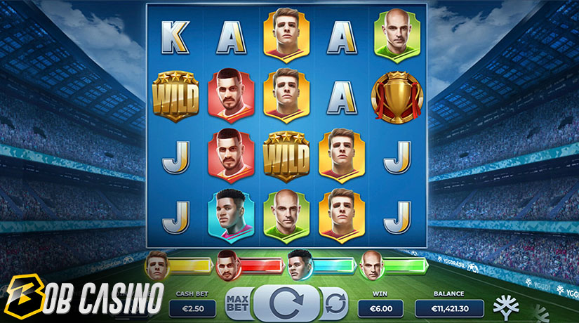 Bonus Round in Football Glory Slot on Bob Casino