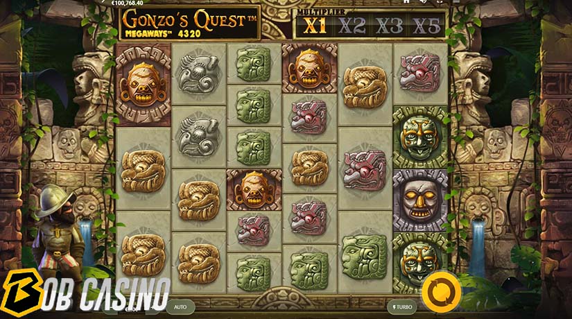 Bonus round in Gonzo’s Quest Megaways Slot