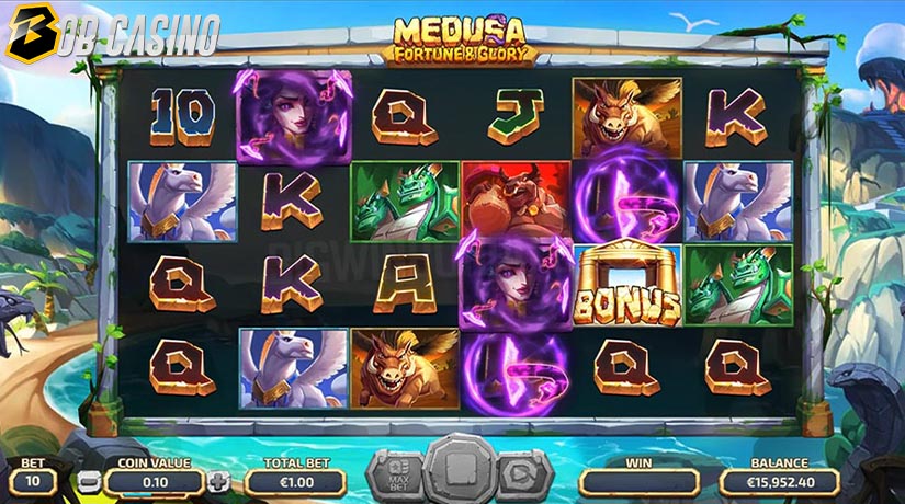 Bonus Round in Medusa vs Fortune and Glory Slot