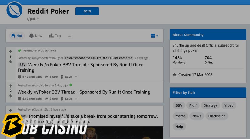 r/poker or Reddit Poker subreddit - the most popular gambling subreddit 