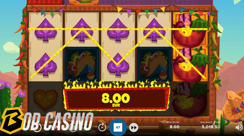 Bonus Round in Willy’s Hot Chillies Slot 