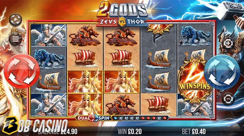 Wild Symbols in 2 Gods Zeus versus Thor Slot