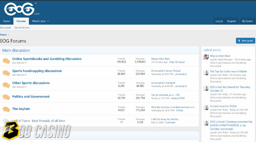 Eog gambling message board.