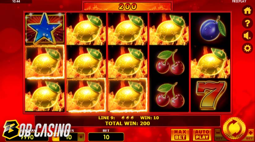 Bonus Round in Hot Scatter Deluxe Slot