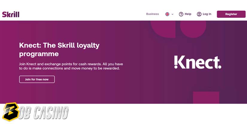 Description of Knect - Skrill loyalty programme that gives bonuses to its users.