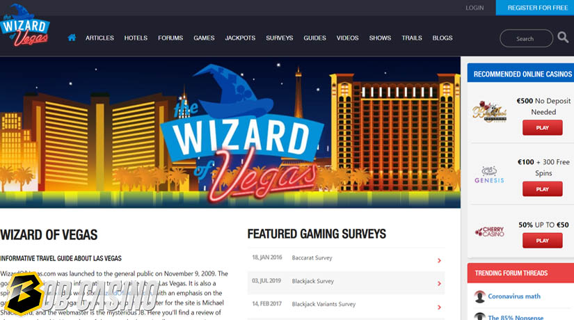 The Wizard of Vegas gambling forum