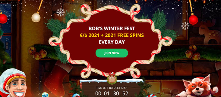 Winter Fest Slot Tournament on Bob Casino