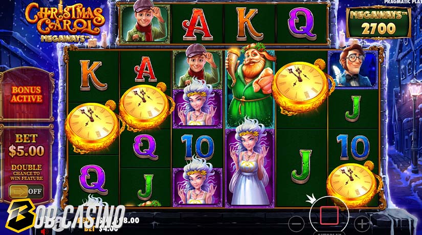 Bonus Round in Christmas Carol Slot