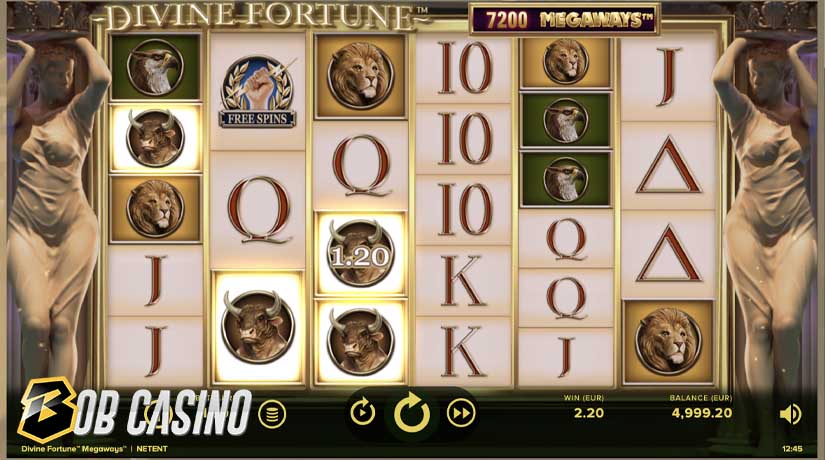 Bonus Round in Divine Fortune Megaways™ Slot