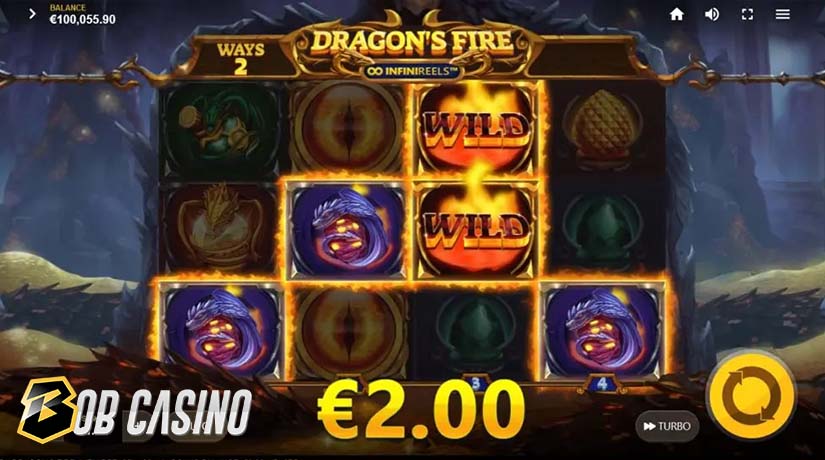 Bonus round in Dragon’s Fire 